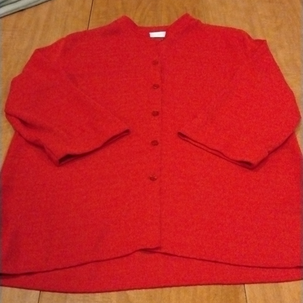 Jacqueline Smith brand lightweight burgundy color top size 12